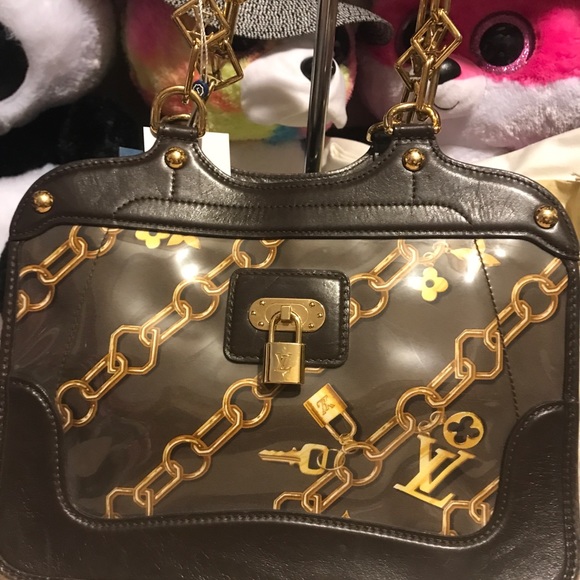 Auth rare louis-vuitton purse Musette Chain Link Monogram Rare Finds - Picture 13 of 15